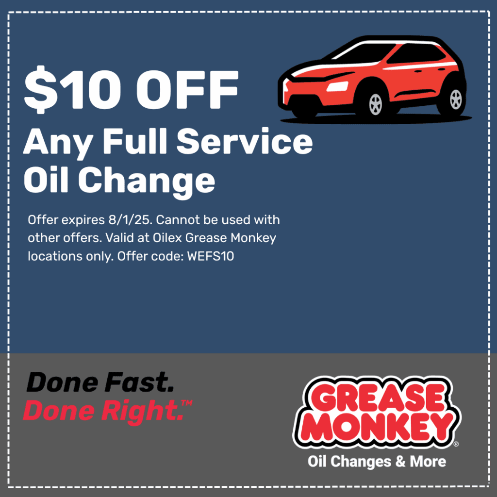$10 Off Any Full Service Oil Change
