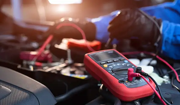 Battery testing at Oilex Grease Monkey