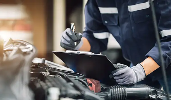 Safety inspection at Oilex Grease Monkey