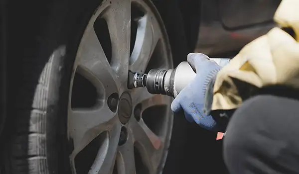 Tire rotation service at Oilex Grease Monkey