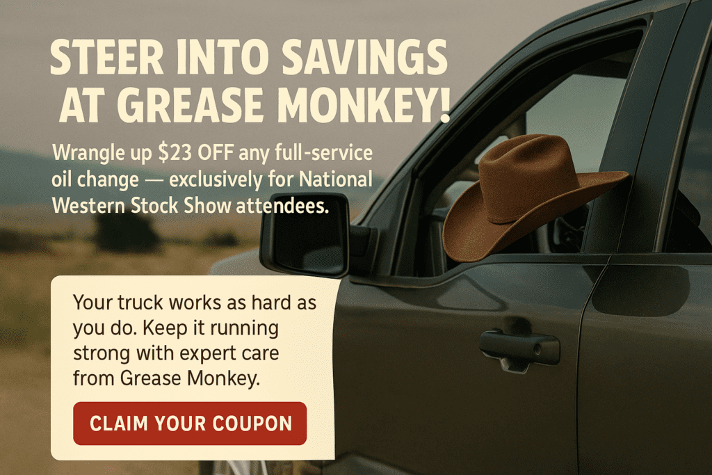 Stock Show Oil Change Deal