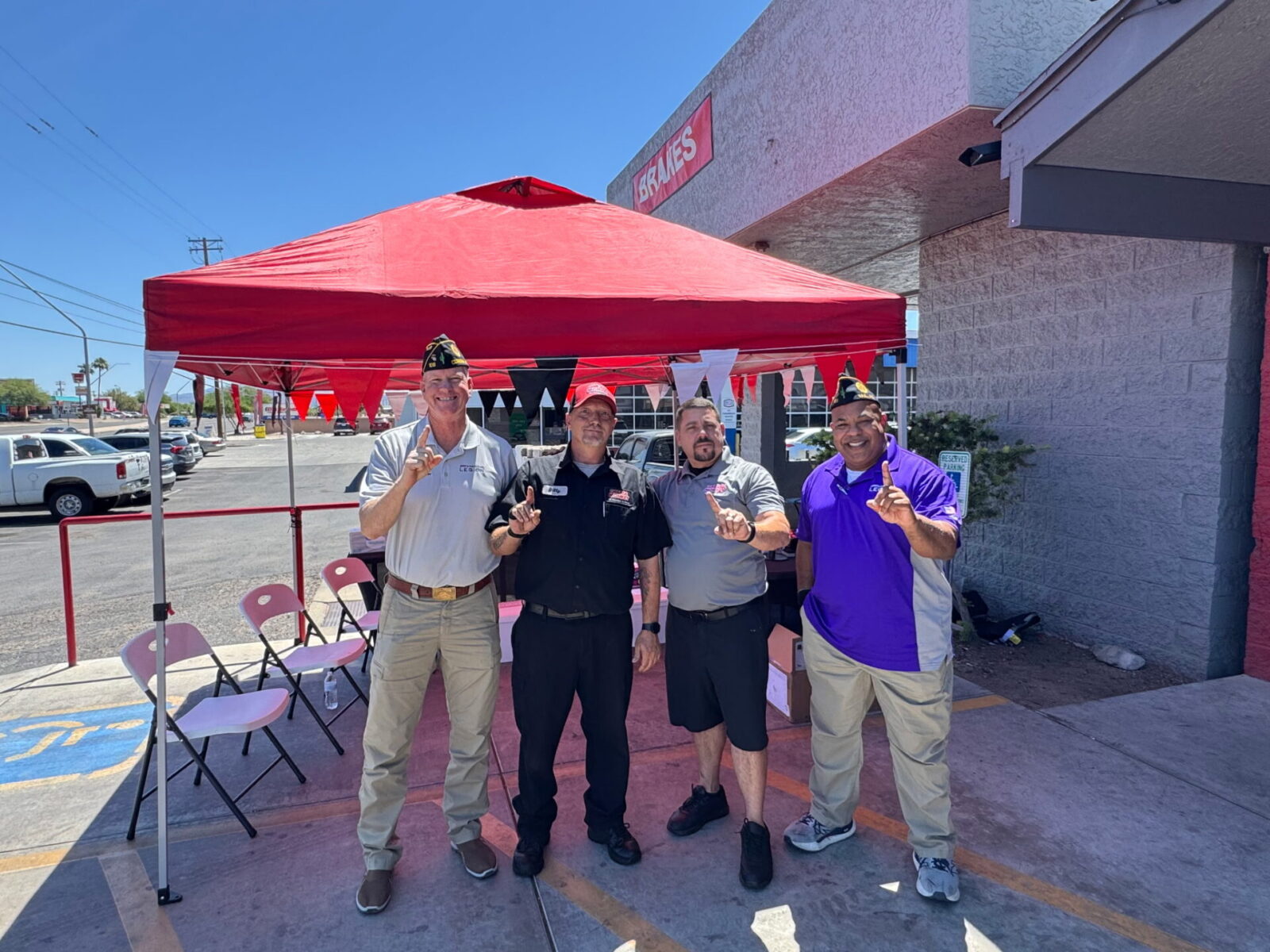 Customer Appreciation Day Grease Monkey Tucson with American Legion