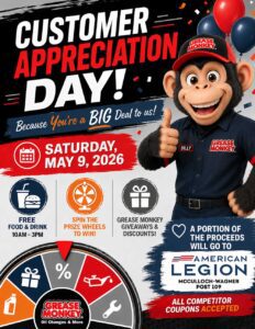 Come to Customer Appreciation Day on May 9th, 2026!